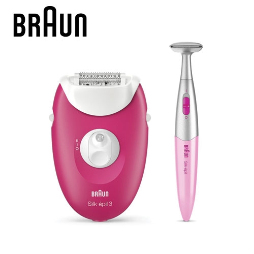 BRAUN SILK EPIL-3 EPILATOR &amp; BIKINI TRIMMER