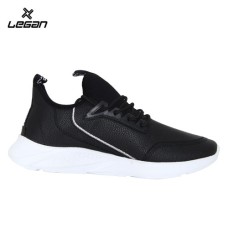TRIMMED STRETCH-KNIT SNEAKERS, LEGAN 105 RC SEYAH