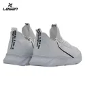 TRIMMED STRETCH-KNIT SNEAKERS, LEGAN 105 RC BEYAZ