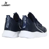 TRIMMED STRETCH-KNIT SNEAKERS, LEGAN 105 RC LACI BEYAZ