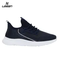 TRIMMED STRETCH-KNIT SNEAKERS, LEGAN 105 RC LACI BEYAZ