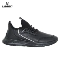 TRIMMED STRETCH-KNIT SNEAKERS, LEGAN 105 RC SIYAH BEYAZ