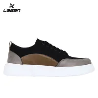 ELEGANT WALK TRIMMED SNEAKERS, LEGAN 302-51 ER SIYAH