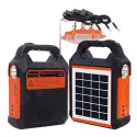 SOLAR ENERGY KIT WITH SPEAKER AND LIGHTING + 3 BULBS LED 