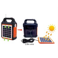 SOLAR ENERGY KIT WITH SPEAKER AND LIGHTING + 3 BULBS LED 
