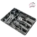 5 SECTION MARBLE LOOK DRAWER CUTLERY, COOKER 