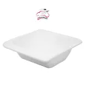 WHITE SQUARE CERAMIC SALAD BOWL, COOKER CKR3043