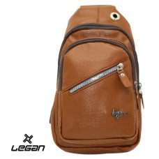 SHOULDER & CHEST BAG, LEGAN 8054 LEATHER 