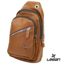 SHOULDER & CHEST BAG, LEGAN 8054 LEATHER 