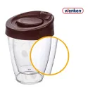 DOUBLE WALLED INSULATED COFFEE MUG, WENKEN UR-3376