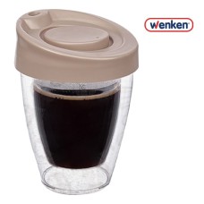 DOUBLE WALLED INSULATED COFFEE MUG, WENKEN UR-3376