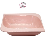 PINK SQUARE CERAMIC SALAD BOWL, COOKER CKR3043