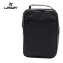 MEN'S HAND & SHOULDER BAG, LEGAN 8105 BLACK SET OF 3 SIZES