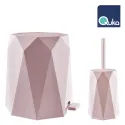 VANITY 2 PCS SET VERTICAL WC BRUSH 525 & PEDAL DUSTBIN 6L 526, QUKA