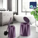 VANITY 2 PCS SET VERTICAL WC BRUSH 525 & PEDAL DUSTBIN 6L 526, QUKA