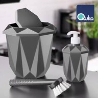 VANITY 3 PCS BATH SET CLEANING SET, QUKA 539