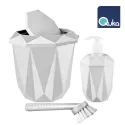 VANITY 3 PCS BATH SET CLEANING SET, QUKA 539