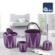VANITY 4 PCS SET BATH CLEANING SET, QUKA 540