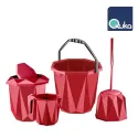 VANITY 4 PCS SET BATH CLEANING SET, QUKA 540