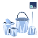 VANITY 4 PCS SET BATH CLEANING SET, QUKA 540