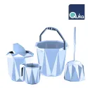 VANITY 4 PCS SET BATH CLEANING SET, QUKA 540