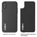 2 IN 1 CASE + WIRELESS CHARGER 4000mAh, MOXOM