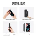 2 IN 1 CASE + WIRELESS CHARGER 4000mAh, MOXOM
