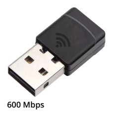 USB WIRELESS ADAPTER 600Mbps 2.4GHz 