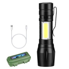 USB CHARGING XPE + COB LED FLASHLIGHT LAMP