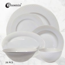 Phoenix  26pcs Porcelain Dinner Set 