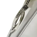 Phoenix Fancy Silver Metal Tray, Unique Design 50*35 cm