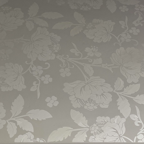 Phoenix Rectangle Serving Tray With Floral Printed Base 44*30 cm