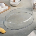 Borcam Glass Oval Shaped Ovenware 30*21*6 cm