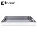 Phoenix 2pcs Melamine Tray Set, Grey