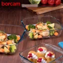 Borcam Glass square Ovenware 26*22 cm