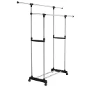 Double Pole Telescopic Clothes Rack 130*72cm (L) 45CM (W) 100*160CM (H)