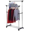 Double Pole Telescopic Clothes Rack 130*72cm (L) 45CM (W) 100*160CM (H)