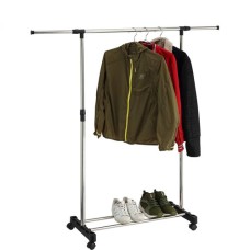 Single Pole Telescopic Clothes Rack 130*72cm (L) 45CM (W) 100*160CM (H)