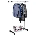 Single Pole Telescopic Clothes Rack 130*72cm (L) 45CM (W) 100*160CM (H)