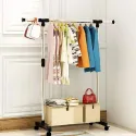 Single Pole Telescopic Clothes Rack 130*72cm (L) 45CM (W) 100*160CM (H)