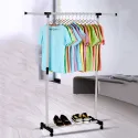 Single Pole Telescopic Clothes Rack 130*72cm (L) 45CM (W) 100*160CM (H)