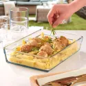 Borcam 59324 Rectangle Glass Ovenware 28.7*19.7 cm