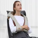 Neck, Shoulder, Back, Leg and Foot Massager Pillow with Heat, Beige