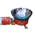 Stainless Steel 7 IN Outdoor Portable Gas Butane Burner Camping Picnic Stove
