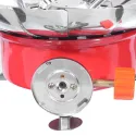 Stainless Steel 7 IN Outdoor Portable Gas Butane Burner Camping Picnic Stove