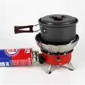 Stainless Steel 7 IN Outdoor Portable Gas Butane Burner Camping Picnic Stove