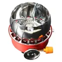 Stainless Steel 7 IN Outdoor Portable Gas Butane Burner Camping Picnic Stove