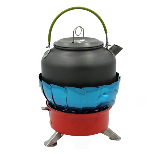 Stainless Steel 7 IN Outdoor Portable Gas Butane Burner Camping Picnic Stove