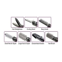 Gemei 10in1 Professional Multi Hair Styler Rotating Brush Set