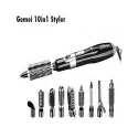 Gemei 10in1 Professional Multi Hair Styler Rotating Brush Set